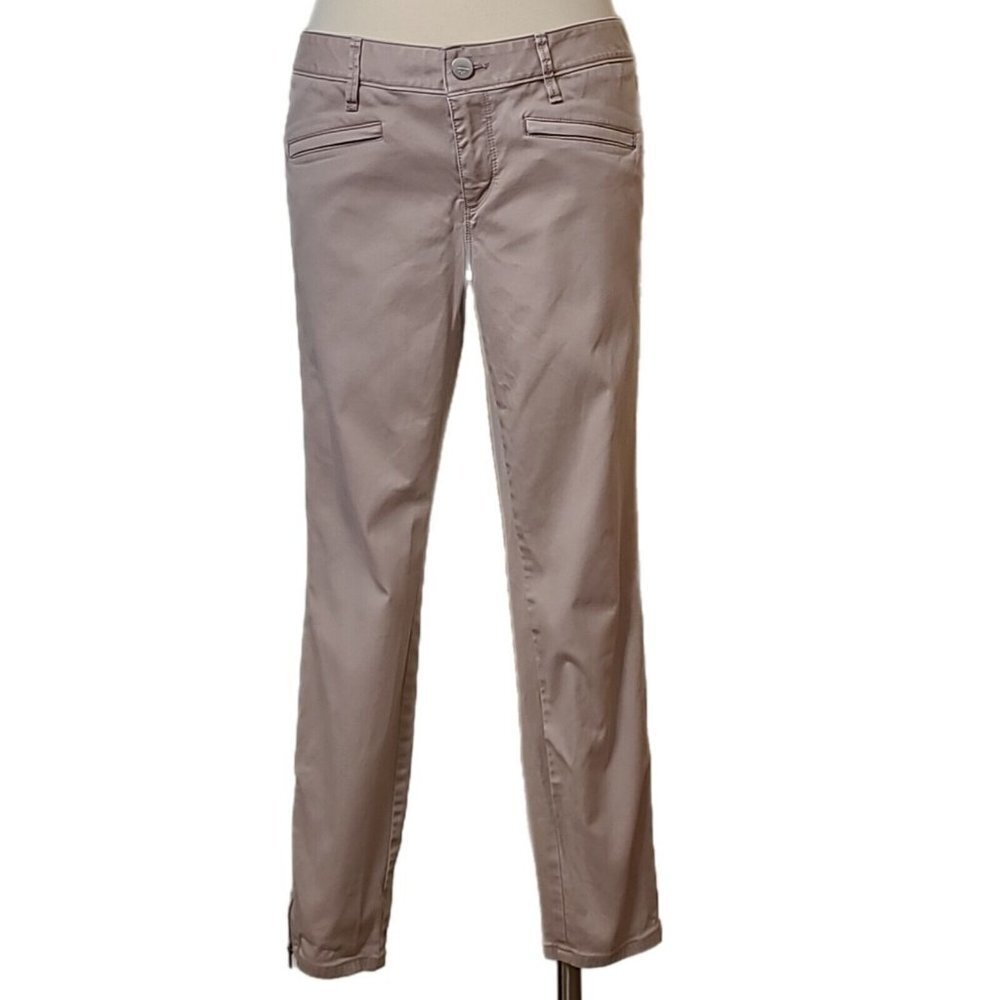 Ann Taylor LOFT Pink Modern Skinny Ankle Zipper Women's Stretch Jeans 29/8